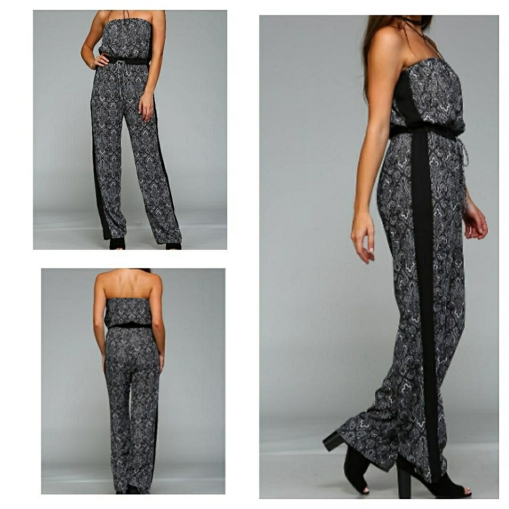Paisley Sleeveless Jumpsuit
